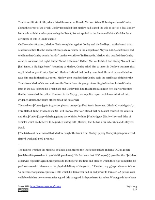 Business Law and the Legal Environment - Page 615